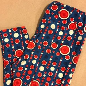Red, White, & Blue LulaRoe Leggings